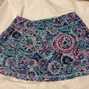 Lilly Pulitzer Luxletic Tennis SwimSkort Multi Size Small